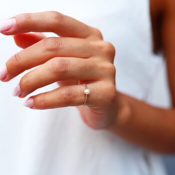 İnci Tanem Yüzük - Alen