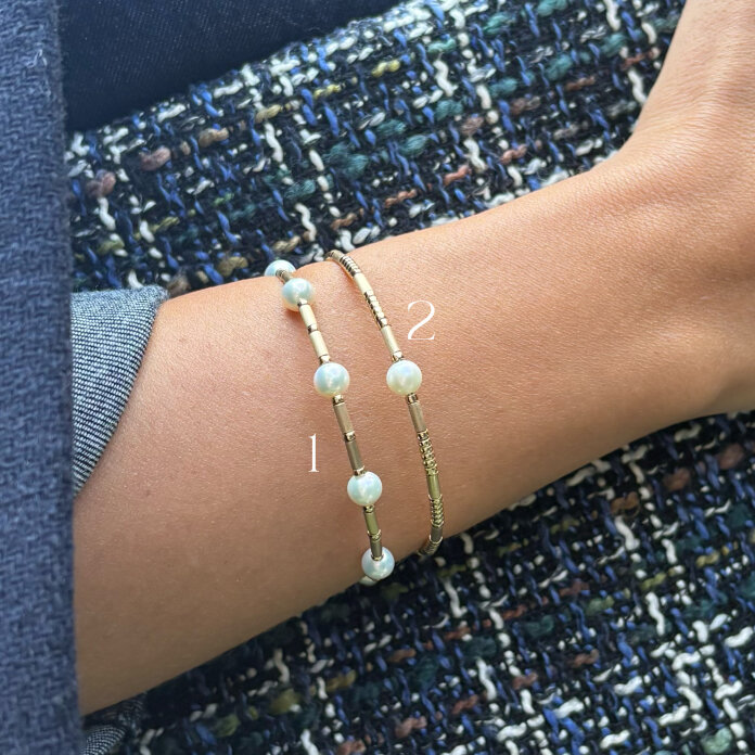 İnci Taşlı Glint Kelepçe (1) - 1