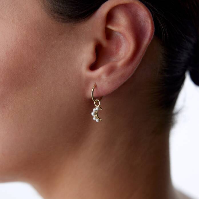 İncili Ay Küpe - 2