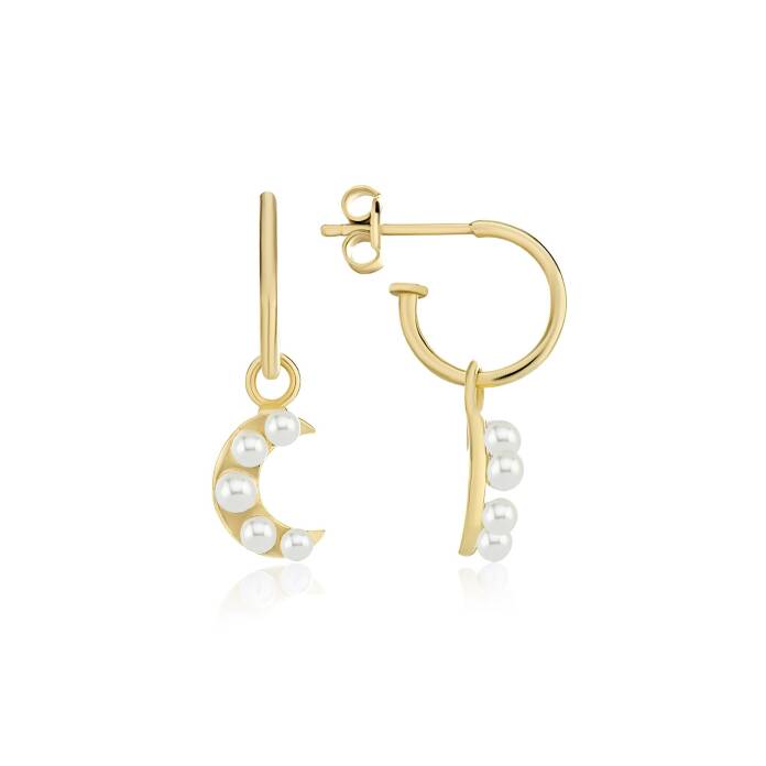 İncili Ay Küpe - 3