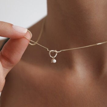 İncili Burgu Kolye - Rayna (1)