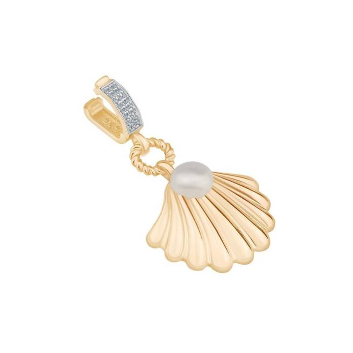 İncili Deniz Kabuğu Charm - 2