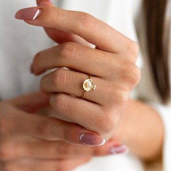 İncili İstiridye Yüzük - Cemart (1)