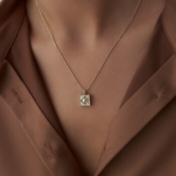 İncili Karo Kolye - Garo