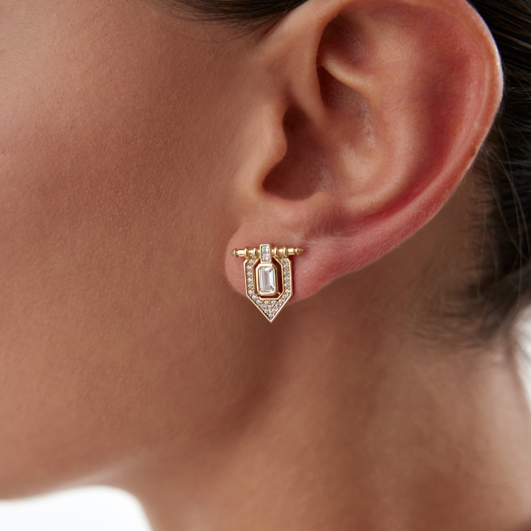 İron Vidalı Küpe - 2