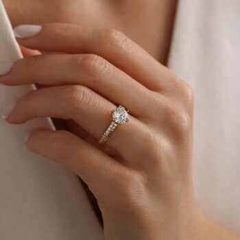 Işıltı Tektaş Yüzük - Oragold Orhan