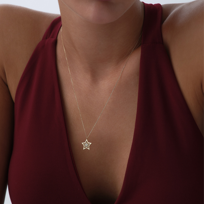 Işıltılı Yıldız Kolye - Garo (1)