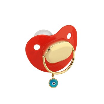 İsim Yazılabilr Altın Kız Bebek Emzik - Besay