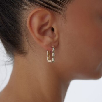 İskelet Ataç Küpe - Cemart