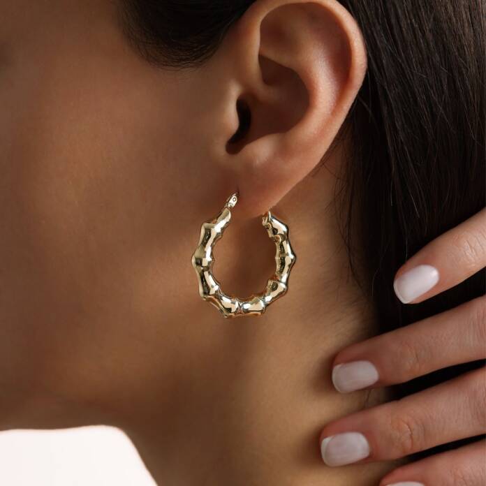 İskelet Halka Küpe - 1