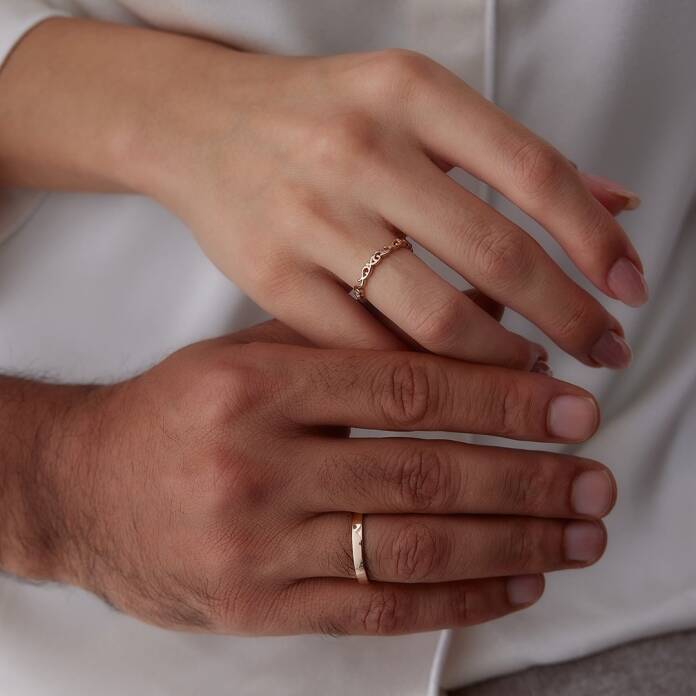 İşleme Çift Alyans - 2