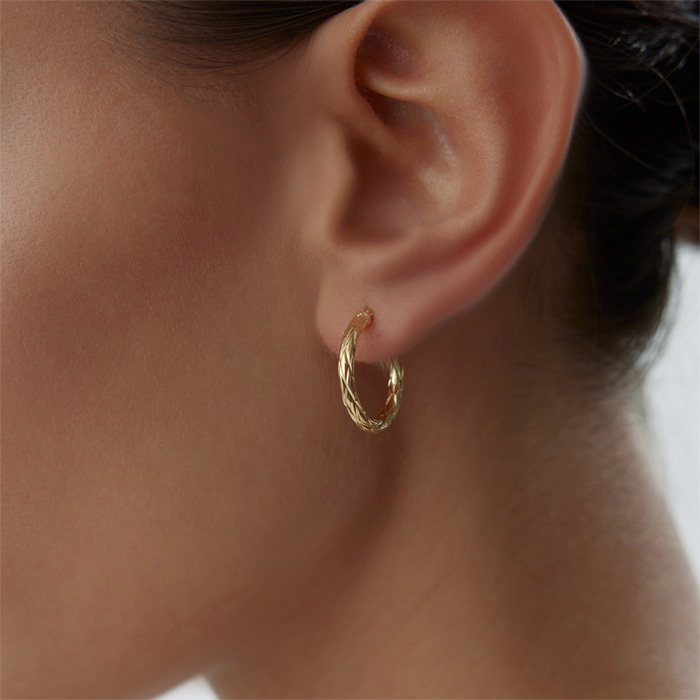 İtalyan Baklava Küpe - Milan