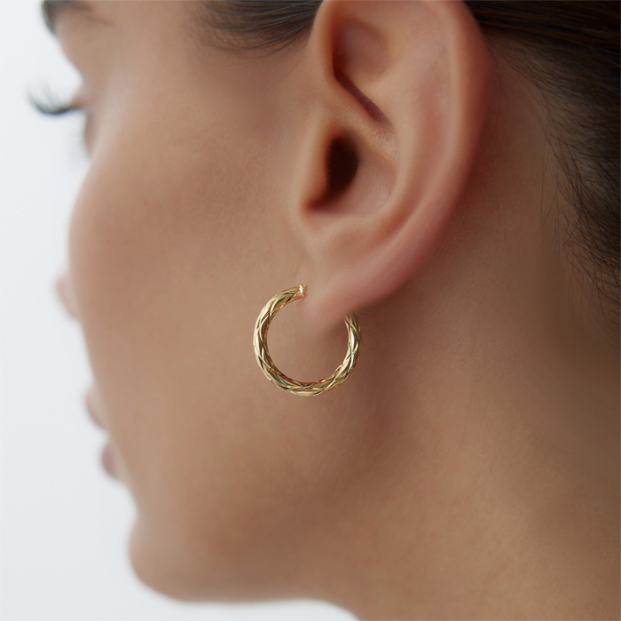 İtalyan Baklava Küpe - Milan (1)