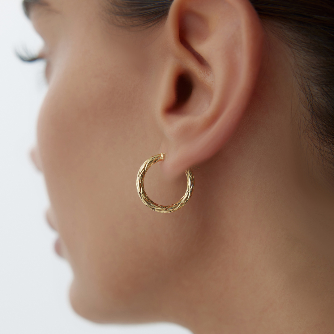 İtalyan Baklava Küpe - 2