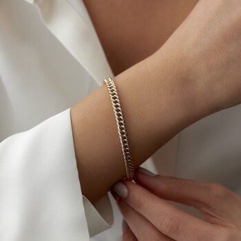 İtalyan Via Gurmet Bileklik - Mg Gold (1)