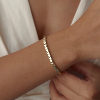 İtalyan Yassı Sense Bileklik - 3