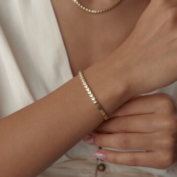 İtalyan Yassı Sense Bileklik - 4