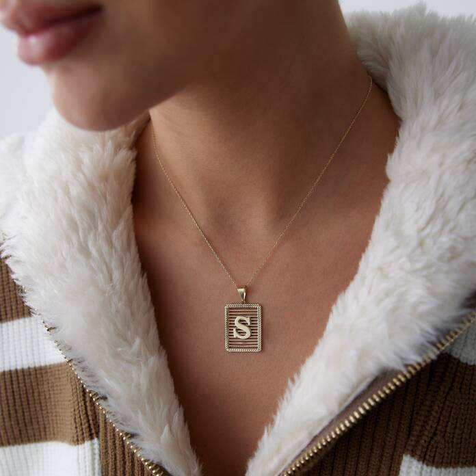 Izgara Harf Kolye - 1