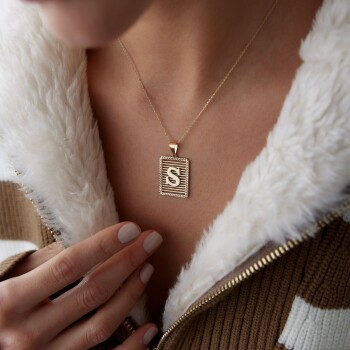 Izgara Harf Kolye - Cemart (1)