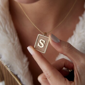 Izgara Harf Kolye - 3