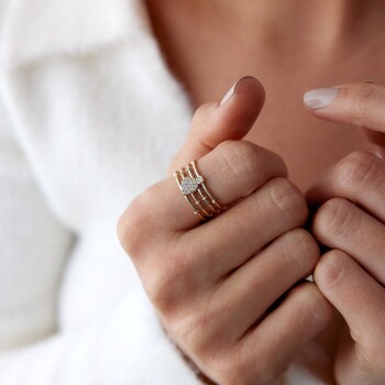 Izgara Kalp Yüzük - Garo (1)