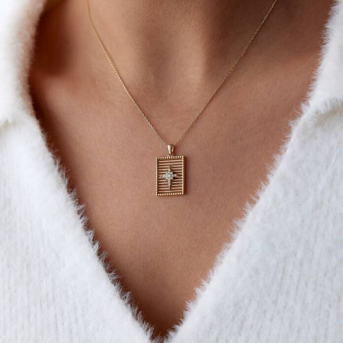 Izgara Kutup Yıldızı Kolye - 1