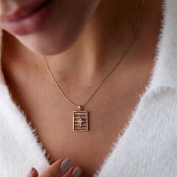 Izgara Kutup Yıldızı Kolye - 3