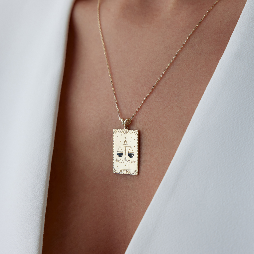 Justice Tarot Kolye - 2