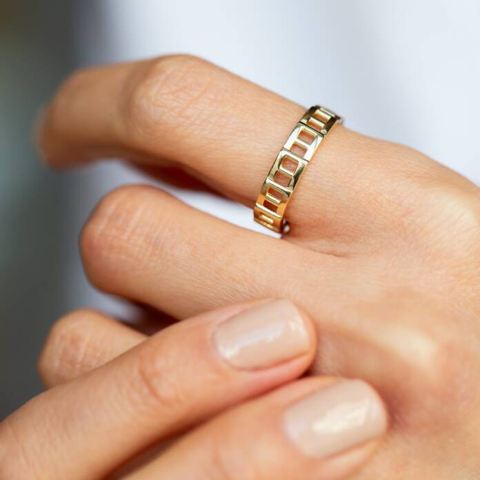 Kafes Detay Yüzük - 1