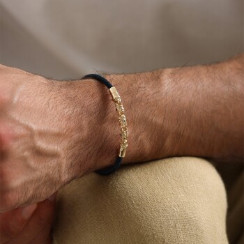 Kafes Sarmal Erkek Bileklik - Koçak