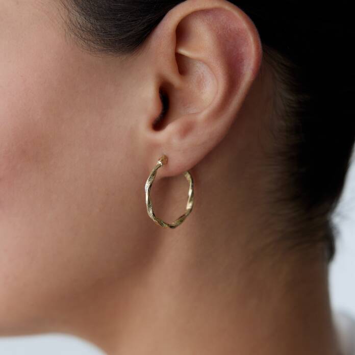 Kalemli Burgu Küpe - 1