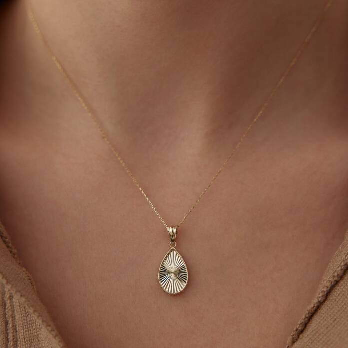 Kalemli Damla Kolye - 2