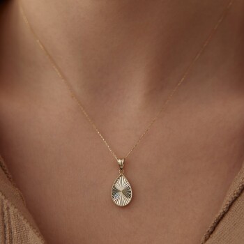 Kalemli Damla Kolye - Ador (1)