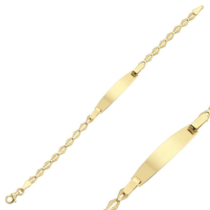 Kalemli Geometrik Zincir Bebek Künyesi - 1