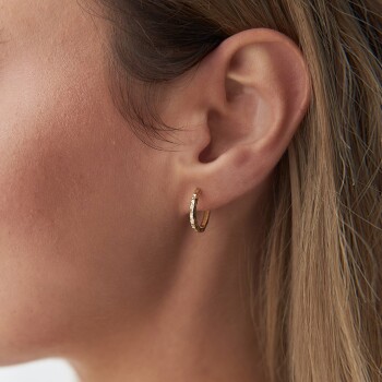 Kalemli Halka Küpe - 2