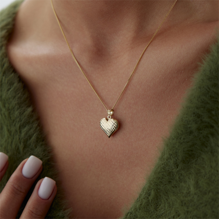 Kalemli Heart Kolye - 3