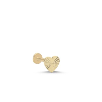 Kalemli Kalp Tragus Piercing - Alen