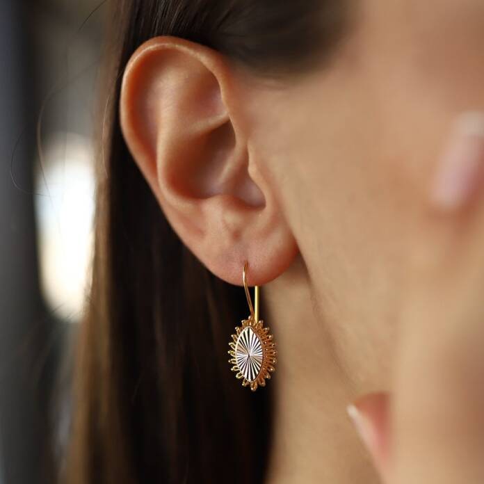 Kalemli Mekik Sallantılı Küpe - 1