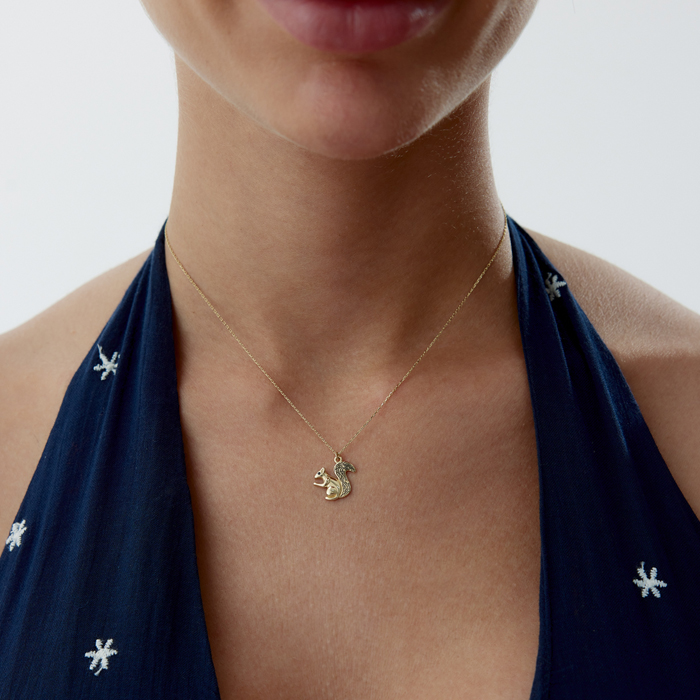 Kalemli Sincap Kolye - RİTİM