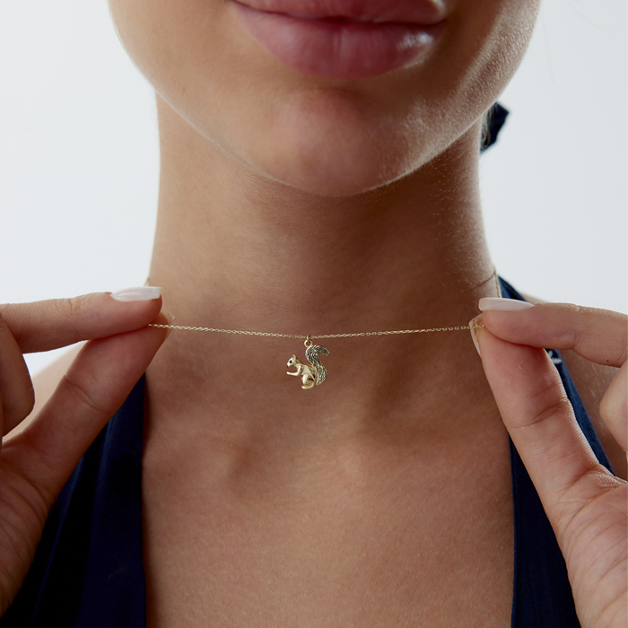 Kalemli Sincap Kolye - 3