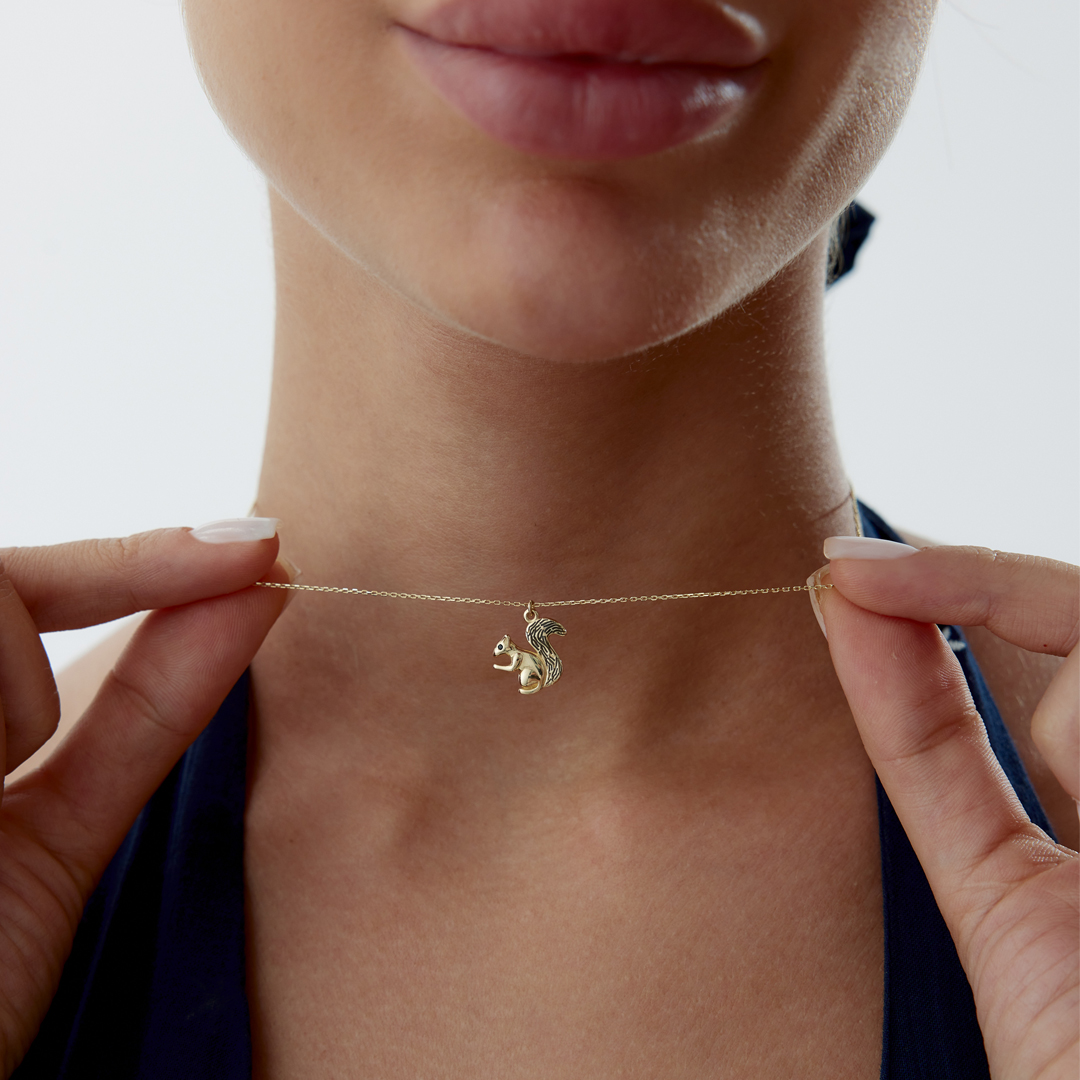 Kalemli Sincap Kolye - 3