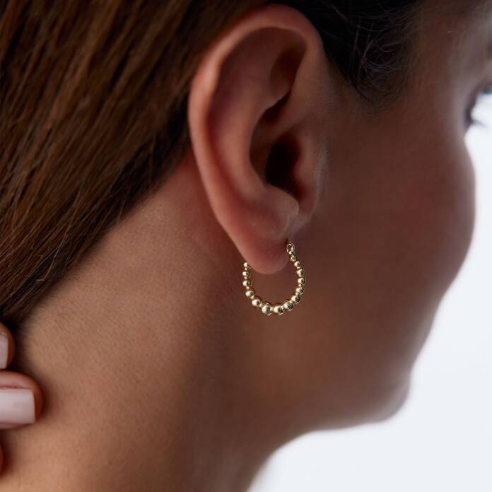 Kalemli Toplu Halka Küpe - 1