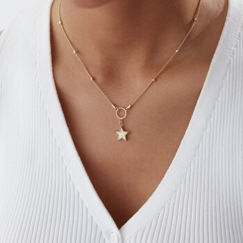 Kalemli Yıldız Dorika Kolye - Mazi (1)