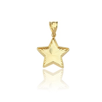 Kalemli Yıldız Kolye Ucu - Ador