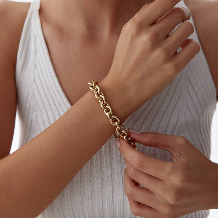 Kalın Doç Zincir Bileklik - 1