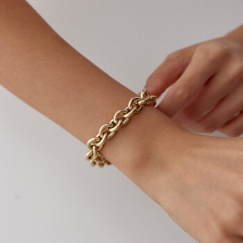 Kalın Doç Zincir Bileklik - 3