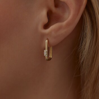 Kalın Mist Baget Ataç Küpe - Rayna (1)