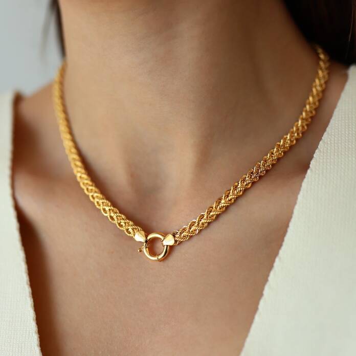 Kalin Örgü Halat Zincir - 2