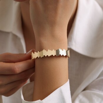 Kalın Zigzag Kelepçe - Melike (1)