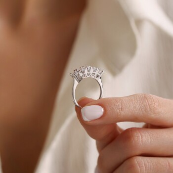 Kalp Kafes Beştaş Yüzük - Oragold Orhan (1)